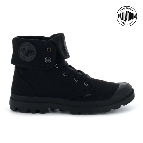 Bottes Palladium Baggy Homme Noir | FR JFI849O